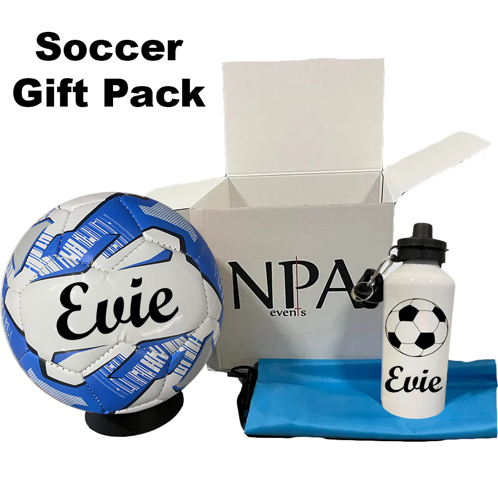 Personalised Mi-Ball Soccer Gift Pack (Size 3)