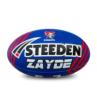 Load image into Gallery viewer, Personalised Newcastle Knights Official NRL Ball (11inch mini ball)
