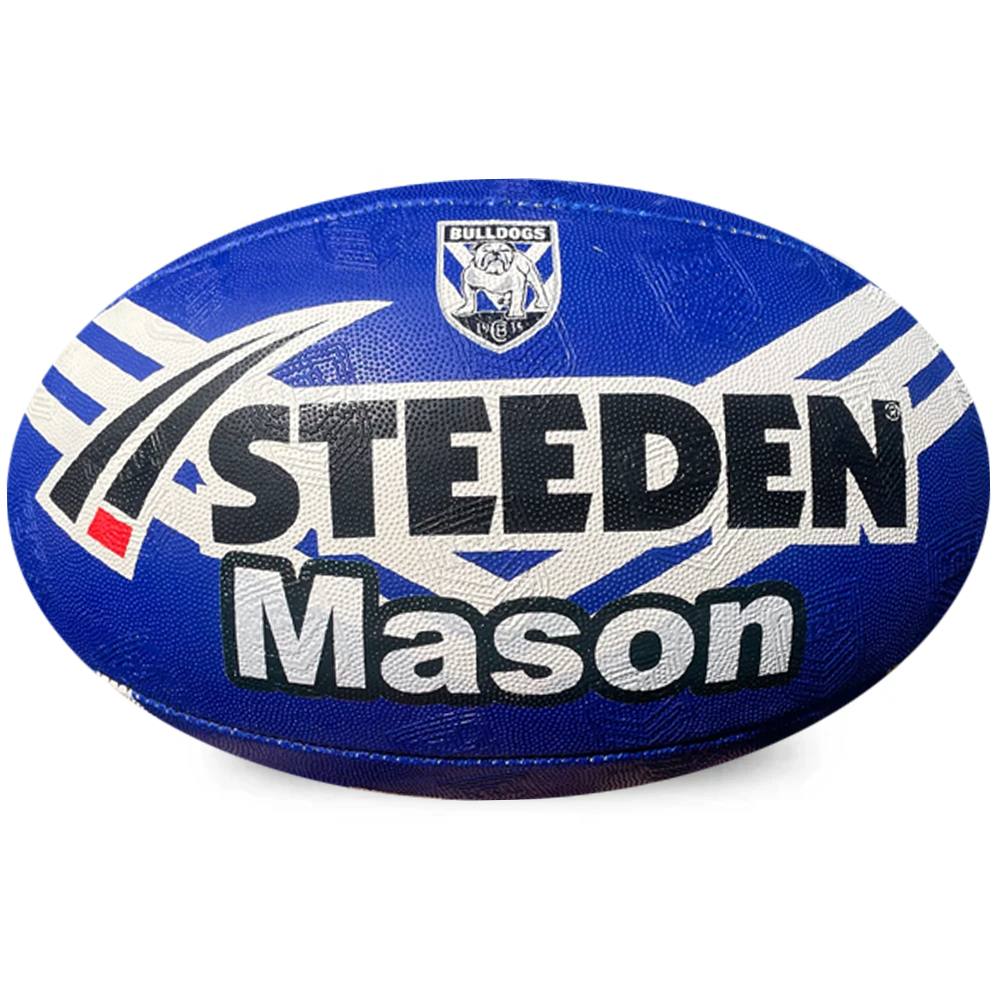 Personalised Canterbury Bulldogs Official NRL Ball (size 5)