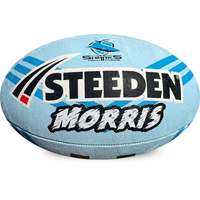 Load image into Gallery viewer, Personalised Cronulla Sharks Official NRL Ball (Size 5)
