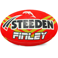 Load image into Gallery viewer, Personalised Dolphins Official NRL Ball (Size 5)
