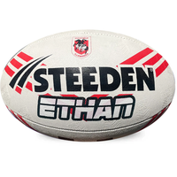 Load image into Gallery viewer, Personalised St George Dragons Official NRL Ball (Size 5)

