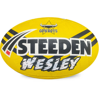 Load image into Gallery viewer, Personalised North Qld Cowboys Official NRL Ball (Size 5)
