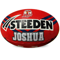 Load image into Gallery viewer, Personalised Sydney Roosters Official NRL Ball (Size 5)
