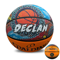 Load image into Gallery viewer, Personalised Spalding NBL Orange Indigenous Basketball (Size 5, 6, 7)
