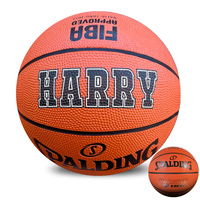 Load image into Gallery viewer, Personalised Spalding Rubber Basketball (Size 4) TF-150
