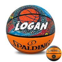 Load image into Gallery viewer, Personalised Spalding NBL Orange Indigenous Basketball (Size 5, 6, 7)
