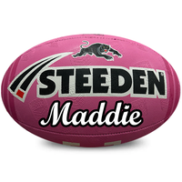 Load image into Gallery viewer, Personalised Limited Edition Penrith Panthers Official NRL Ball (Size 5)
