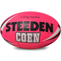 Load image into Gallery viewer, Personalised Pink Steeden Rugby League Balls (Size 5)
