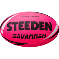 Load image into Gallery viewer, Personalised Pink Steeden Rugby League Balls (Size 5)
