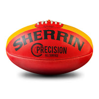 Load image into Gallery viewer, Personalised Sherrin Red AFL Precision football (size 5)
