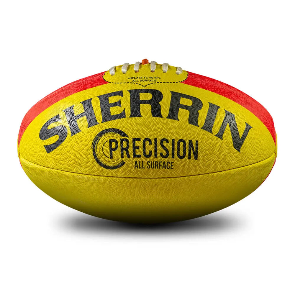 Personalised AFL Precision Football - Yellow (Size 3 & 5)