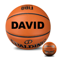 Load image into Gallery viewer, Personalised Spalding Precision TF-1000 Composite Leather Basketball (Size 5, 6, 7) - 7 Day Dispatch
