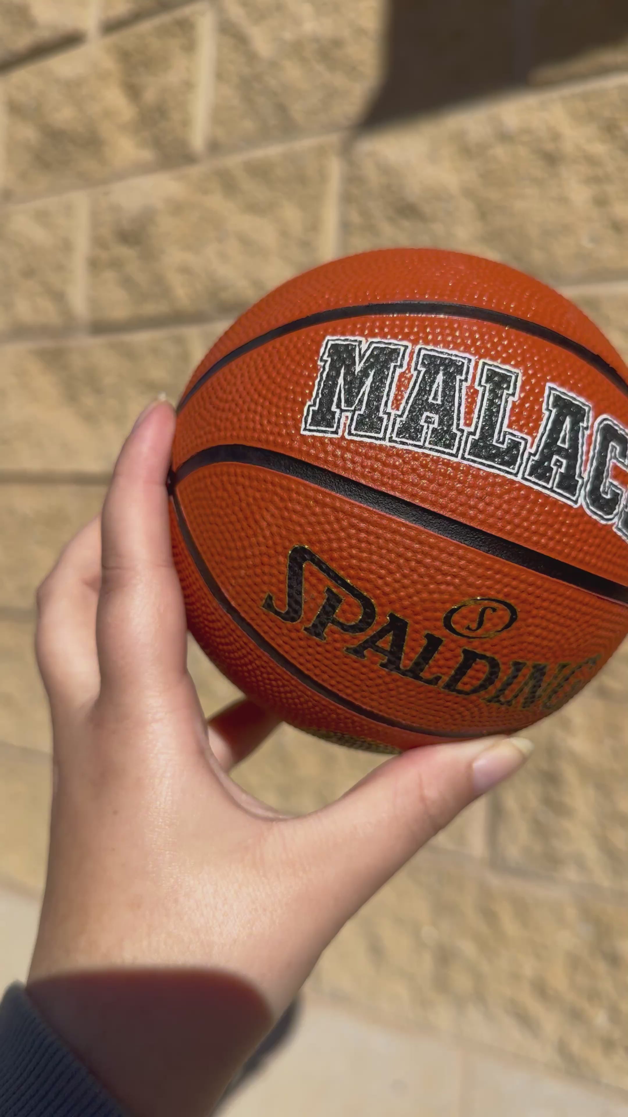 Personalised Mini Spalding Basketball (Size 1 & 3)