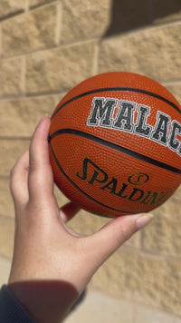 Load and play video in Gallery viewer, Personalised Mini Spalding Basketball (Size 1 &amp; 3)
