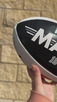 Load and play video in Gallery viewer, Personalised AFL Official Collingwood Magpies Club Football (Size 5)
