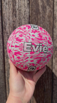 Load and play video in Gallery viewer, Personalised Gilbert Pluto Mini Netball (Mini)
