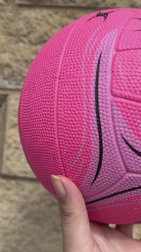 Load and play video in Gallery viewer, Personalised Gilbert Phoenix Netball Pink (SIZE 4, 5)
