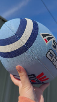 Load and play video in Gallery viewer, Personalised NSW Blues State Of Origin Official NRL Ball (Size 5)
