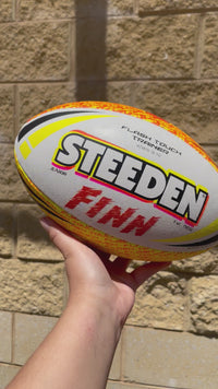 Load and play video in Gallery viewer, Personalised Steeden Touch Football 2025 (Junior, Senior)
