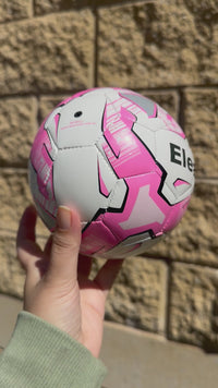 Load and play video in Gallery viewer, Mini Personalised Mi-Ball Pink Soccer Ball (Mini Size)
