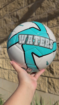 Load and play video in Gallery viewer, Personalised Deploy Blue Soccer Ball (SIZE 3, 4, 5)
