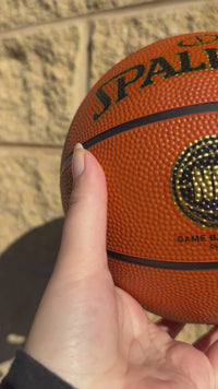 Load and play video in Gallery viewer, Personalised Mini Spalding Basketball (Size 1 &amp; 3)
