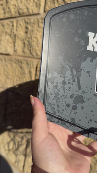 Load and play video in Gallery viewer, Personalised Wilson NBA Mini Basketball Hoop (Black Graffiti)
