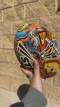 Load and play video in Gallery viewer, Personalised Indigenous All Stars 2026 Official NRL Ball (Size 5)
