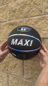 Load and play video in Gallery viewer, Personalised Spalding Irisedcent  Composite leather TF Basketball - (Size 6, 7)
