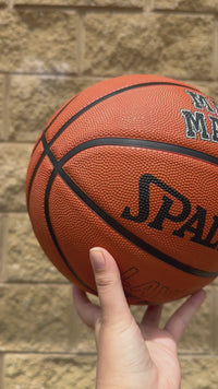 Load and play video in Gallery viewer, Personalised Spalding Rubber Basketball (Size 4) TF-150
