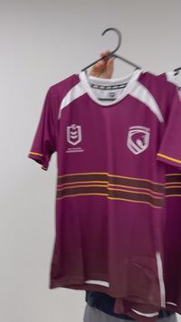 Load and play video in Gallery viewer, Personalised Brisbane Broncos NRL Jersey 2026
