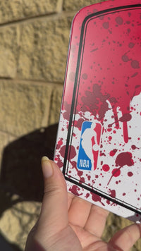 Load and play video in Gallery viewer, Personalised Wilson NBA Team Mini Basketball Hoop (Chicago Bulls)
