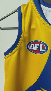Load and play video in Gallery viewer, Personalised West Coast Eagles AFL Guernsey
