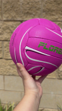 Load and play video in Gallery viewer, Personalised Mi-Ball Envision Pink Netball (SIZE 4, 5)

