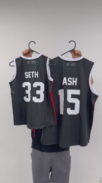 Load and play video in Gallery viewer, Personalised St Kilda AFL Guernsey
