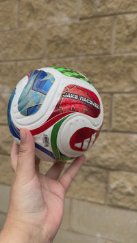 Load and play video in Gallery viewer, Personalised Adidas FIFA World Cup 2026 Trionda Mini Soccer Ball (Mini Size)
