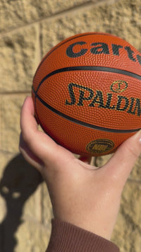 Load and play video in Gallery viewer, Personalised Mini Spalding Basketball (Size 1 &amp; 3)

