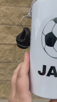 Load and play video in Gallery viewer, Personalised Soccer Drink Bottles
