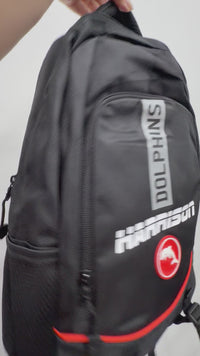 Load and play video in Gallery viewer, Personalised Dolphins Official NRL Backpack

