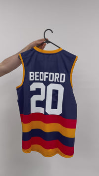 Load and play video in Gallery viewer, Personalised Adelaide Crows AFL Guernsey
