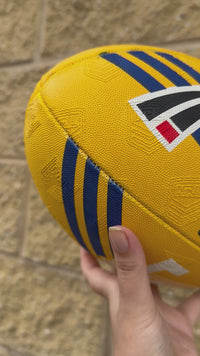 Load and play video in Gallery viewer, Personalised Parramatta Eels Official NRL Ball (Size 5)
