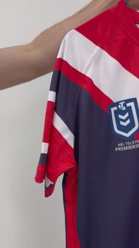 Load and play video in Gallery viewer, Personalised Sydney Roosters NRL Jersey

