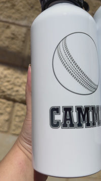 Load and play video in Gallery viewer, Personalised Cricket Drink Bottles
