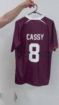 Load and play video in Gallery viewer, Personalised Brisbane Broncos Dual Premiership NRL Jersey
