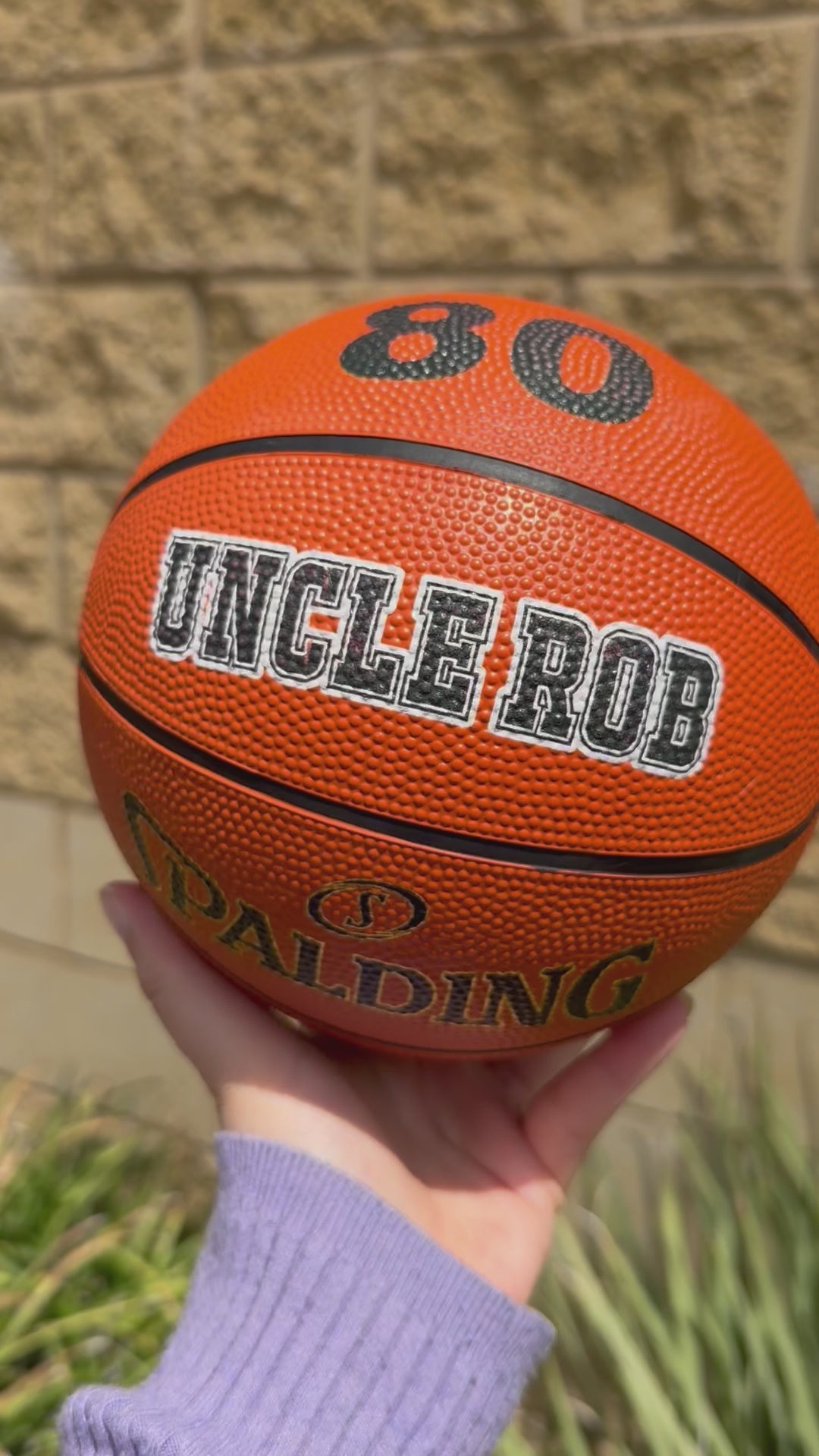 Personalised Mini Spalding Basketball (Size 1 & 3)