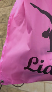 Load and play video in Gallery viewer, Personalised Rugby Drawstring Bag
