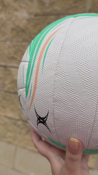 Load and play video in Gallery viewer, Personalised Gilbert Flare Match Netball (SIZE 5) - 7 Day Dispatch
