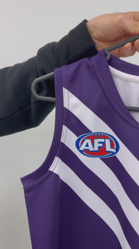 Load and play video in Gallery viewer, Personalised Fremantle Dockers AFL Guernsey
