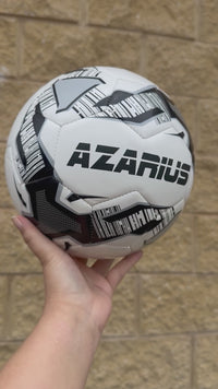 Load and play video in Gallery viewer, Personalised Mi-Ball Black Soccer Ball (Size 3, 4, 5)
